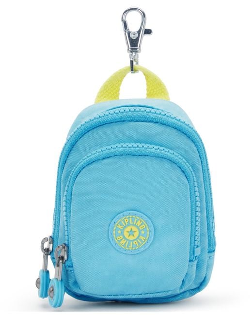 Kipling Blue Seoul Backpack Charms