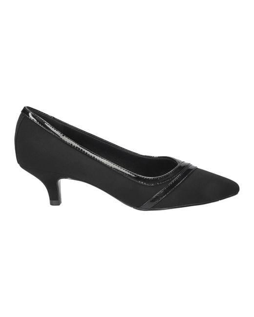 Easy Street Black Maye Pointed Toe Pumps