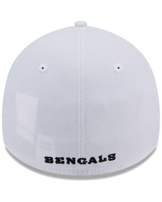KTZ White Cincinnati Bengals Main 39thirty Flex Hat for men