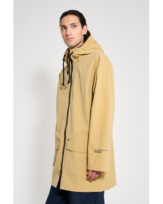 Stutterheim Blue Stockholm Patch Raincoat for men