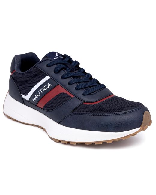 Nautica Blue Outfall 4 Athletic Sneakers for men