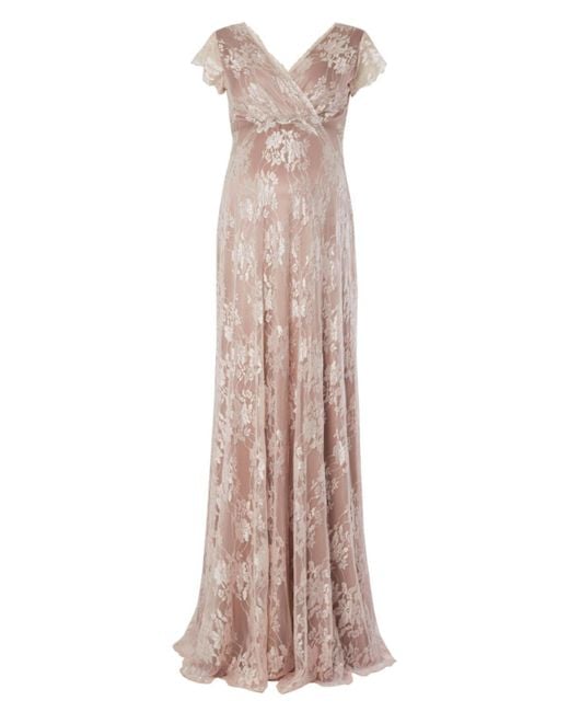 macys maternity formal dresses Motherhood Maternity Off-The-Shoulder Long Sleeve Maternity Maxi Gown