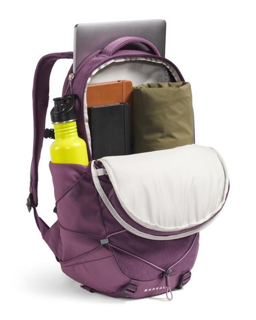The North Face Purple Borealis Water Repellent Backpack