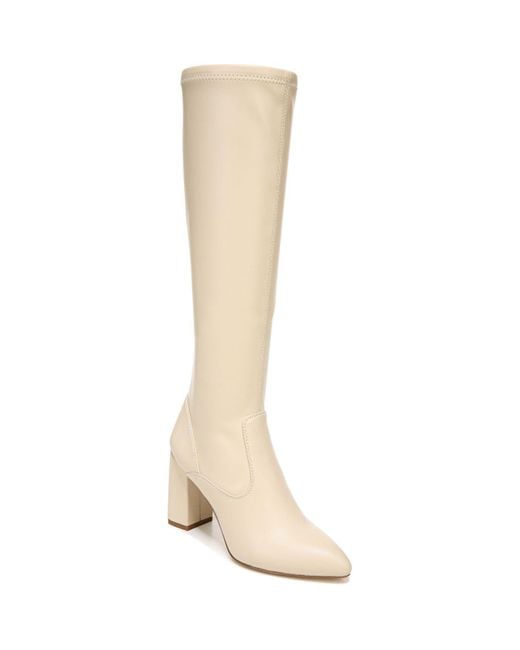 Franco Sarto Katherine High Shaft Boots in White | Lyst