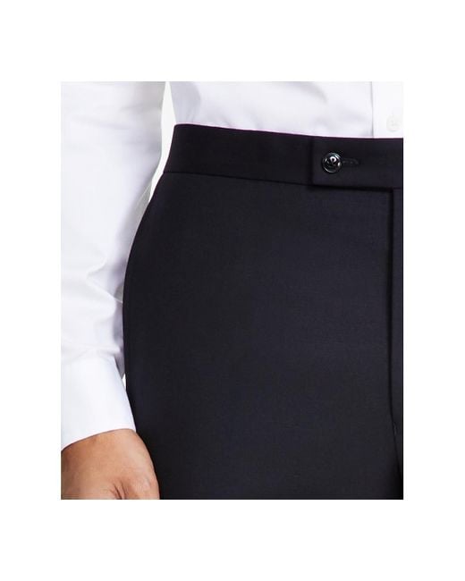 Michael Kors White Classic-fit Stretch Tuxedo Pants for men