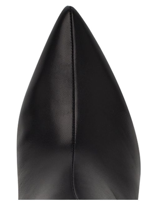 Nine West Black Lorthey Wide Calf Tall Stiletto Dress Boots