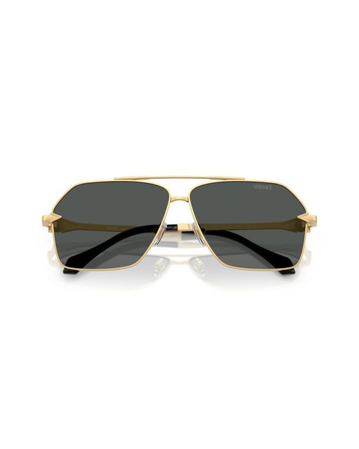 Versace Green Square Sunglasses for men