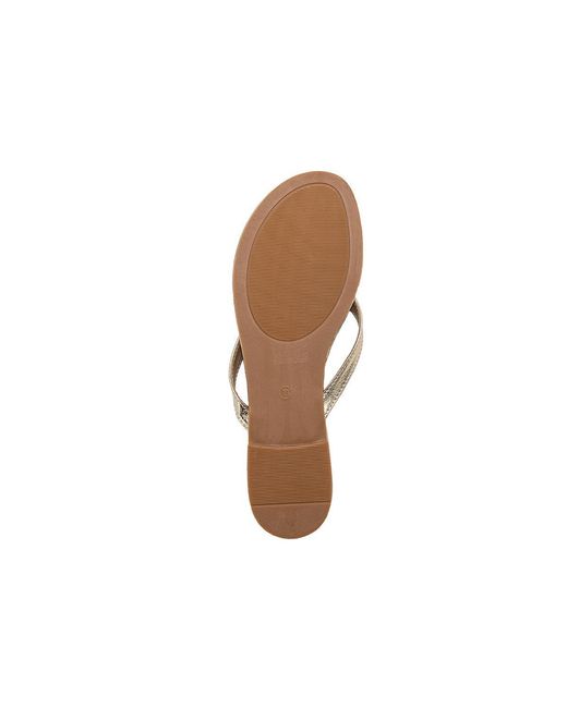 Bebe White S Flat Sandals
