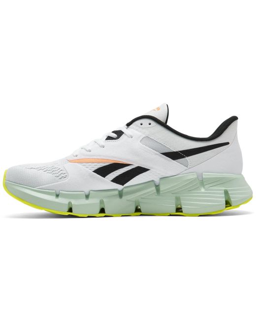 Reebok White Zig Dynamica 5 Casual Sneakers From Finish Line for men