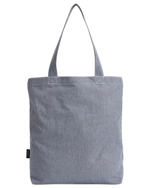 Barbour Gray Tynedale Stripe Tote Bag for men