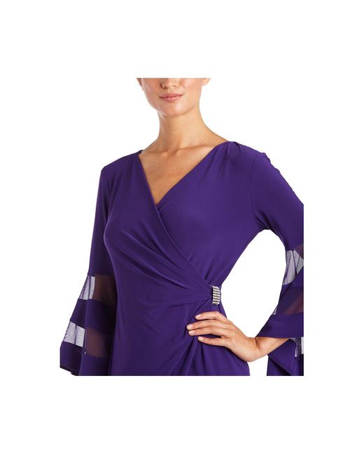 r & m richards faux wrap dress