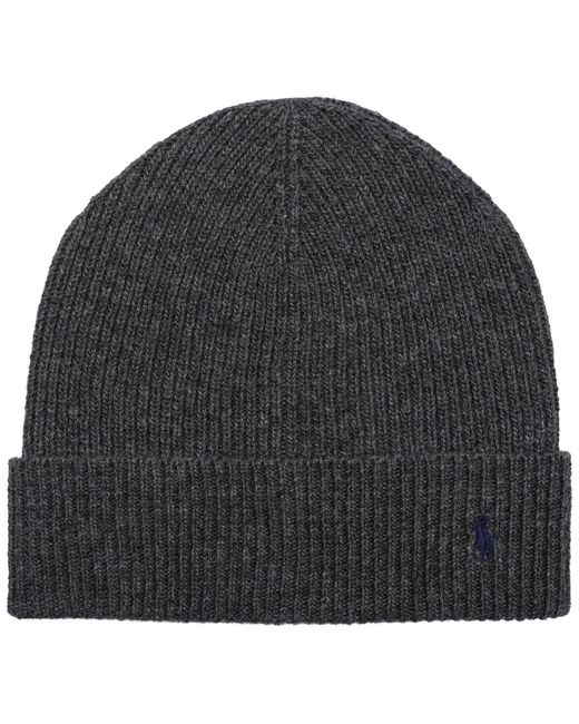 Polo Ralph Lauren Blue Rugby Stripe 2-piece Hat And Scarf Gift Set for men