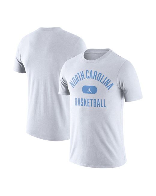 Nike Brand White North Carolina Tar Heels Team Arch T-shirt in Blue for ...