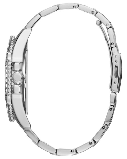 Guess Gray Men's Stainless Steel Bracelet Watch 50mm U0799g1 for men