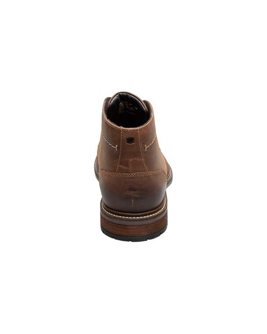 Florsheim Brown Forge Plain Toe Chukka Boots for men