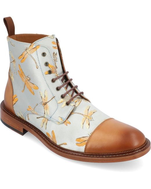 Taft Natural Jack Lace-up Cap-toe Boot for men
