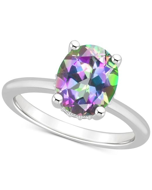 Macy's White Oval Solitaire Ring (3-5/8 Ct. T.w.