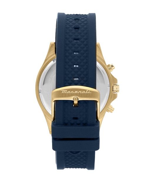 Maserati Blue Chronograph Silicone Watch for men