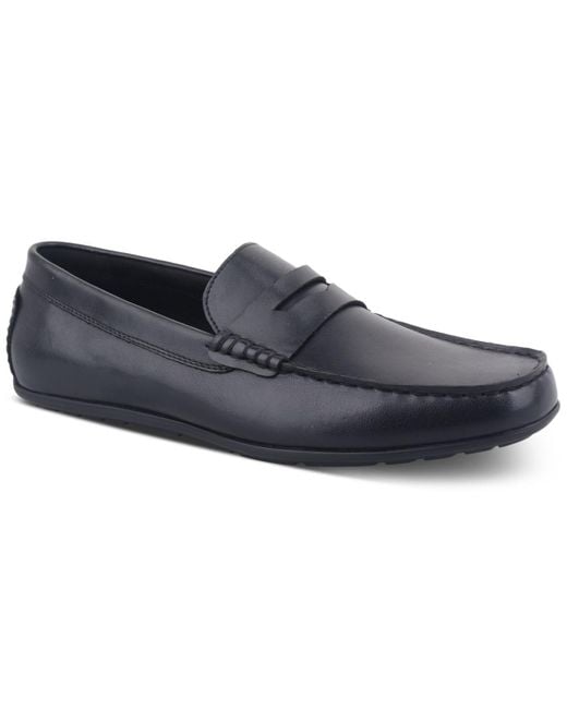 Alfani Men's Blue Masonn Slip-on Penny Driving Loafers