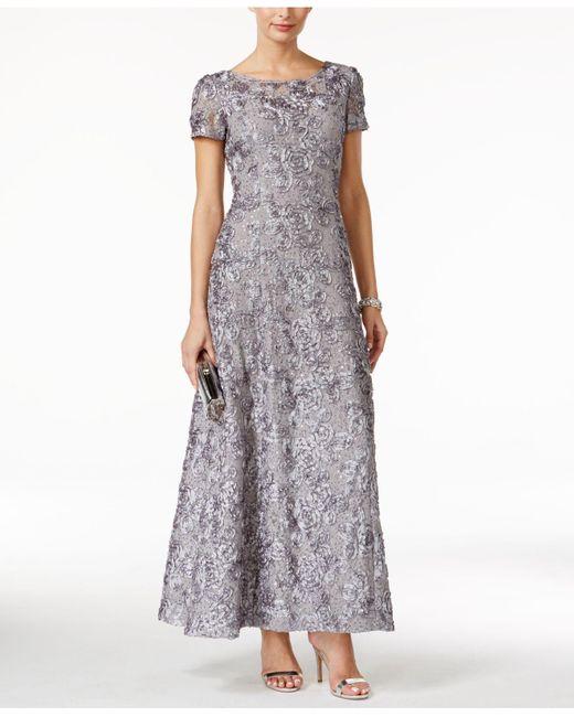 alex evenings a line gown