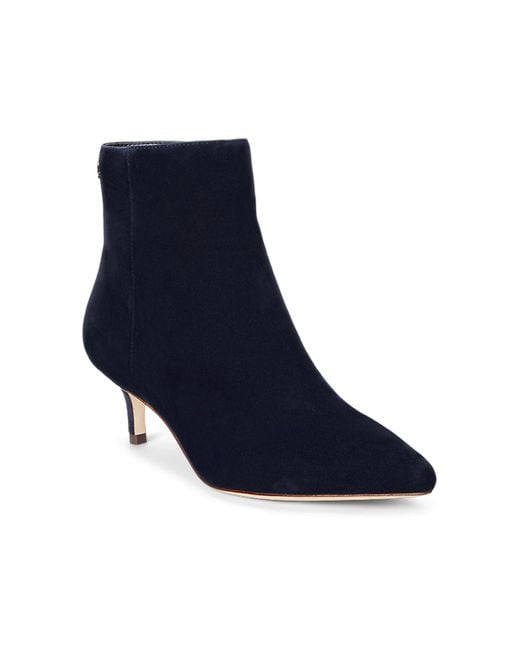 Ralph Lauren Blue Mckay Booties