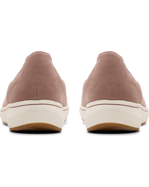 Clarks Pink Cloudsteppers Breeze Sky Air Slip On Shoes