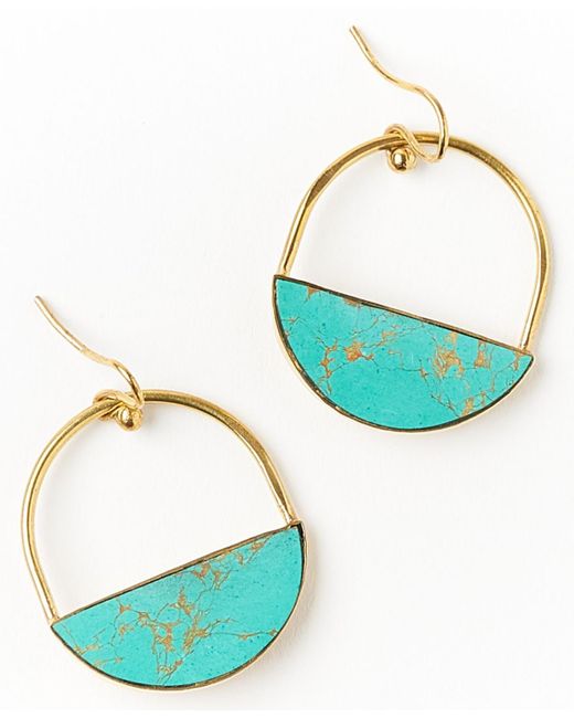 Matr Boomie Blue Sandhya Drop Earrings