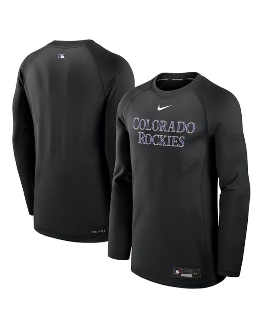 Nike Black Chicago White Sox Authentic Collection Game Time Raglan Performance Long Sleeve T-shirt for men