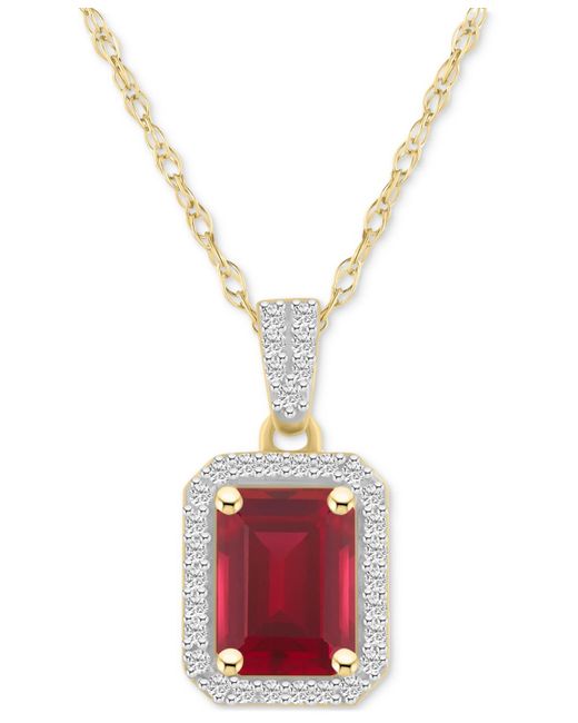 Macy's Multicolor Lab Created Ruby (2 Ct. T.w.