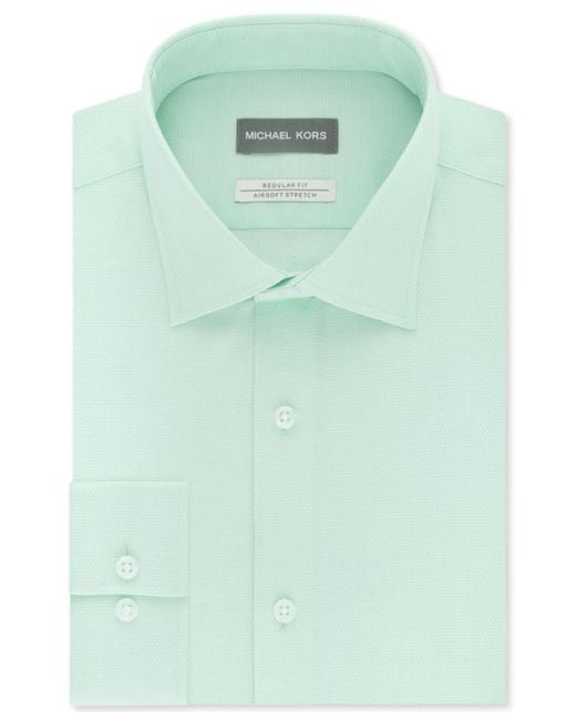 Michael Kors Green Regular Fit Non-iron Button-down Shirt for men
