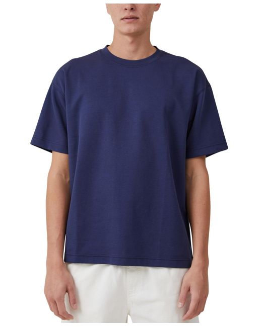 Cotton On Blue Hyperweave T-shirt for men