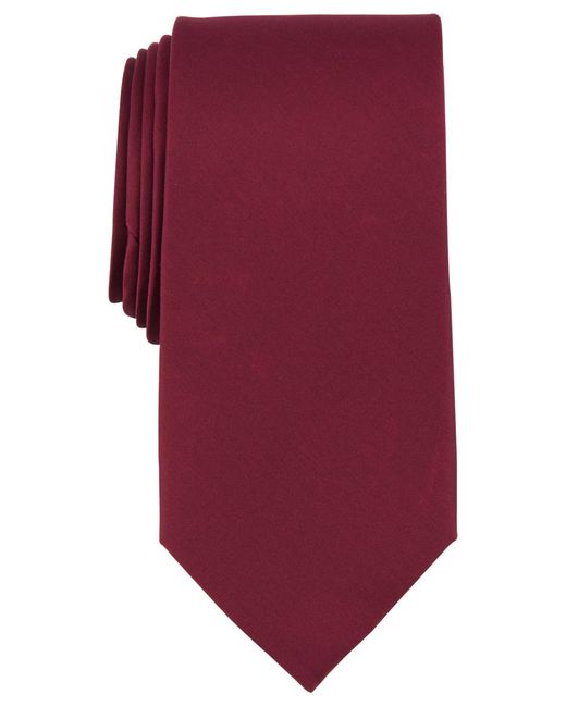 Michael Kors Red Sapphire Solid Tie for men