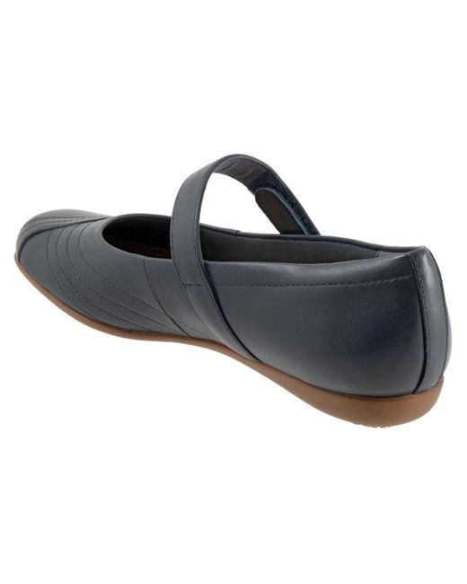 Trotters Blue Sherese Flat