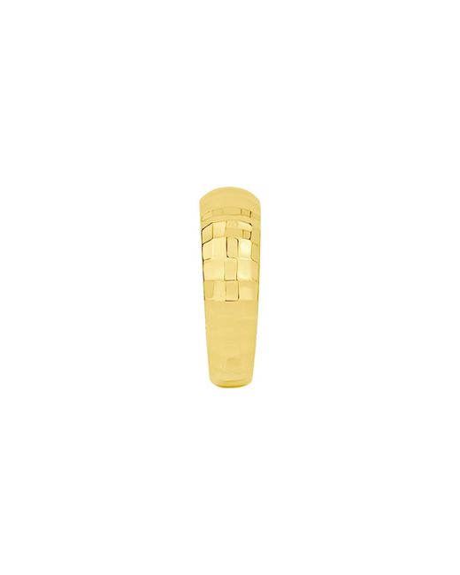 And Now This Yellow Sparkle Textured Solid Ring