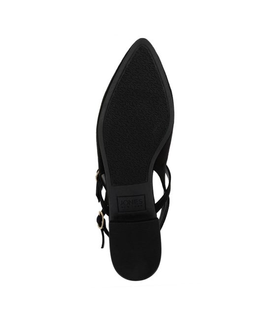 Jones New York Black Quinema Slingback Mary Jane Flats