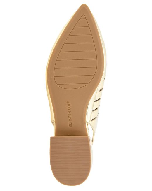 Kenneth Cole Metallic Calabra Slingback Flats