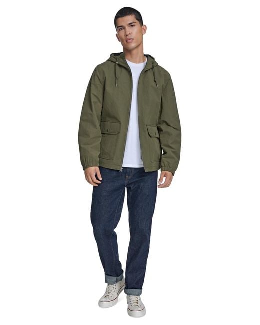 Levi's Green Lightweight Hooded Jacket for men