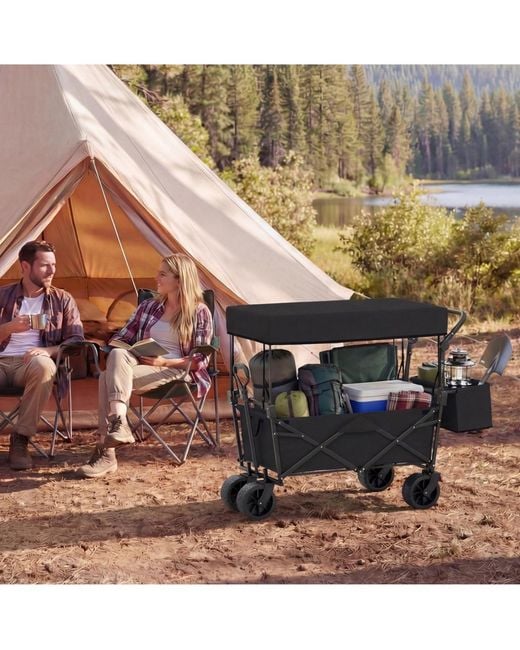 SUGIFT Black Collapsible Wagon