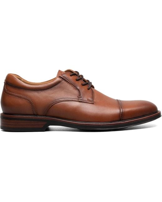 Florsheim Brown Traveler Cap Toe Oxford for men