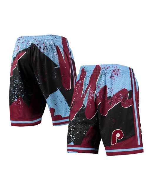 Mitchell & Ness Synthetic Light Blue Philadelphia Phillies Hyper Hoops Shorts for Men Lyst