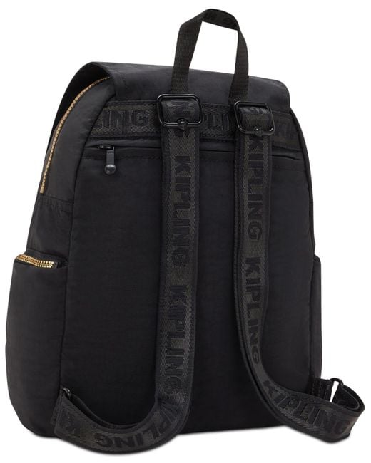 Kipling Black City Zip Small Backpack