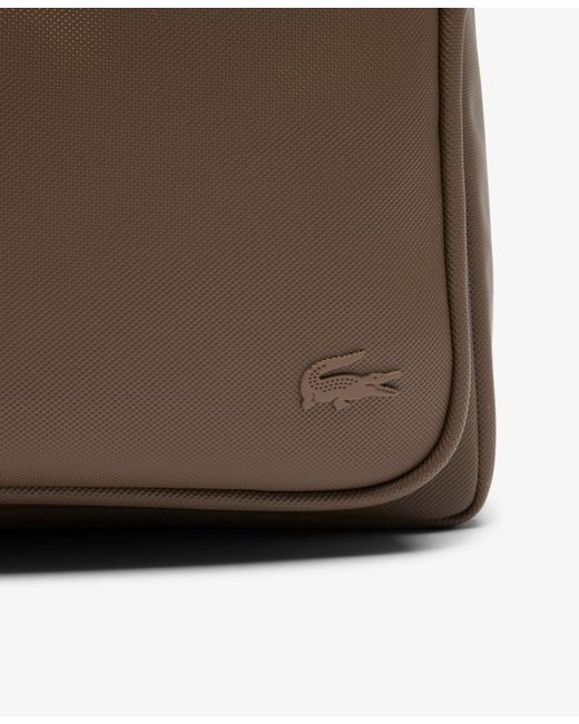 Lacoste Brown Adjustable Straps Backpack for men
