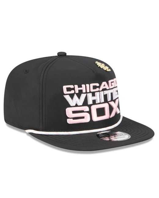 KTZ Black Chicago White Sox 2025 Big League Chew Golfer Snapback Hat for men