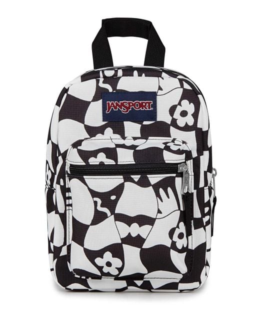 Borsa Termica Per Pranzo JanSport Big Break – Happy Hearts Nero, Isolata Con Tasca Utensili