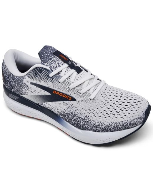 Brooks White Ghost 16 Running Sneakers From Finish Line for men