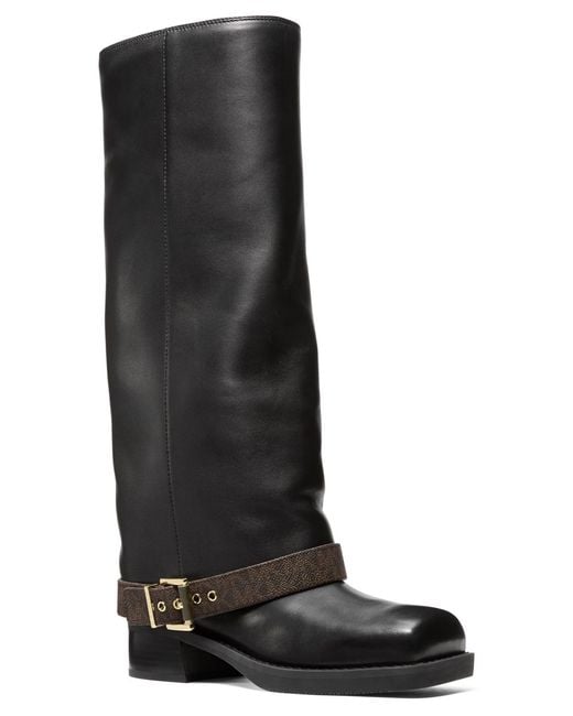 Michael Kors Black Cowboy Boots