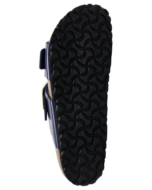 Birkenstock Blue Sydney Luxe Buckle Birko-flor Sandals From Finish Line