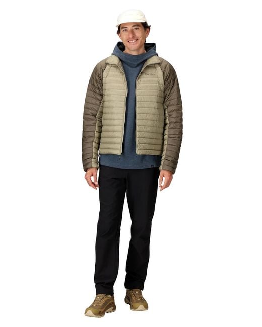 Marmot Gray Hype Down-zipper Jacket for men