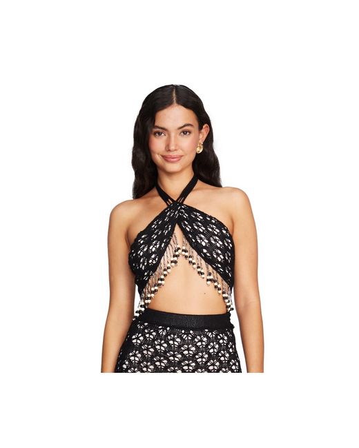 CAPITTANA Black Sally Top