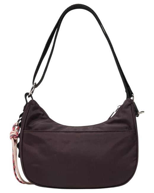 Hunter Purple Loop Back Crossbody Bag for men
